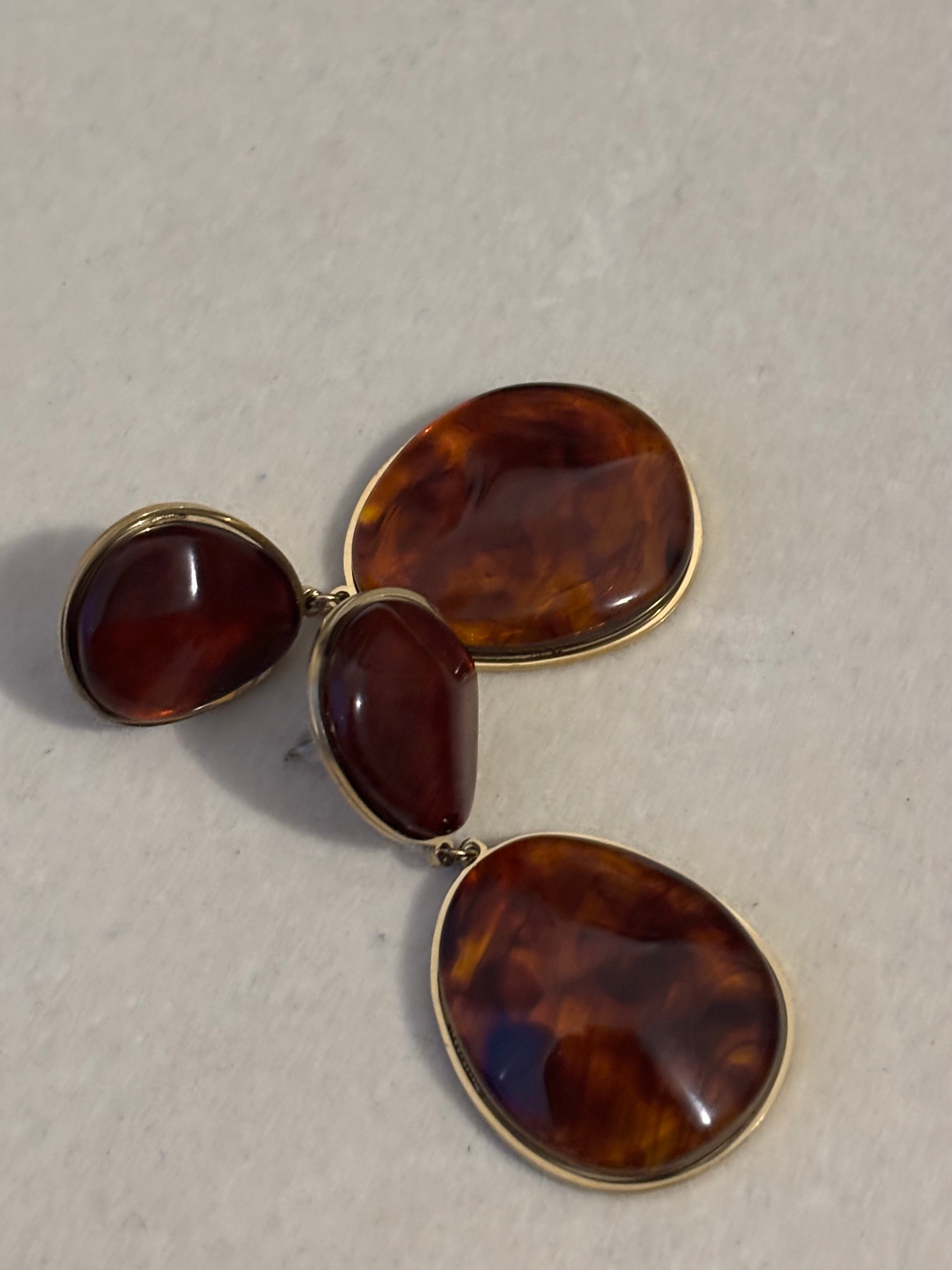 Boucles d'oreilles ovales