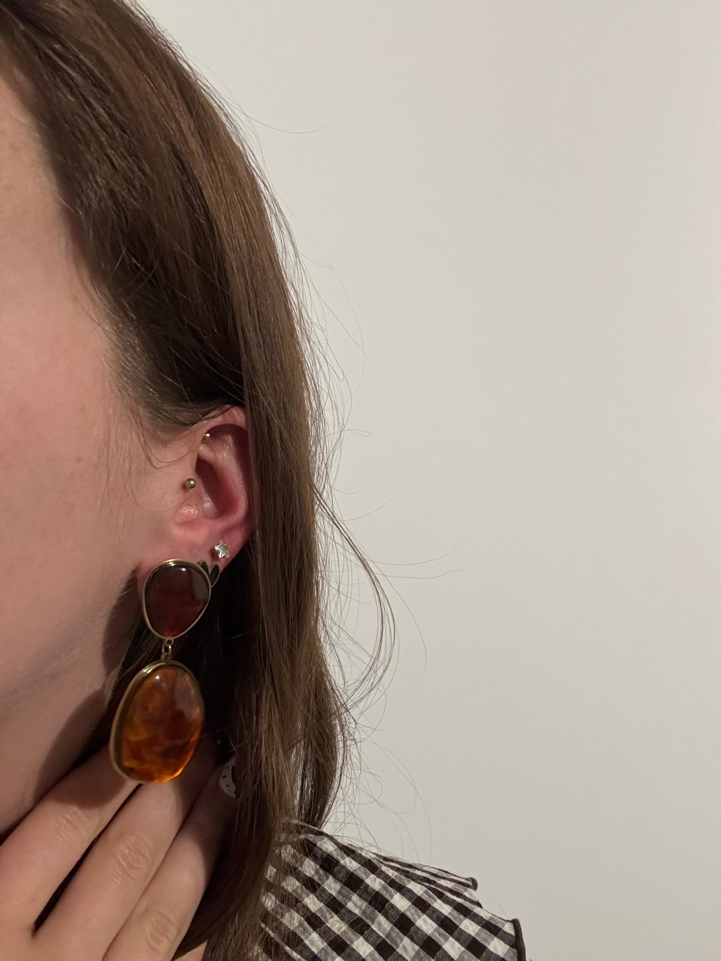 Boucles d'oreilles ovales