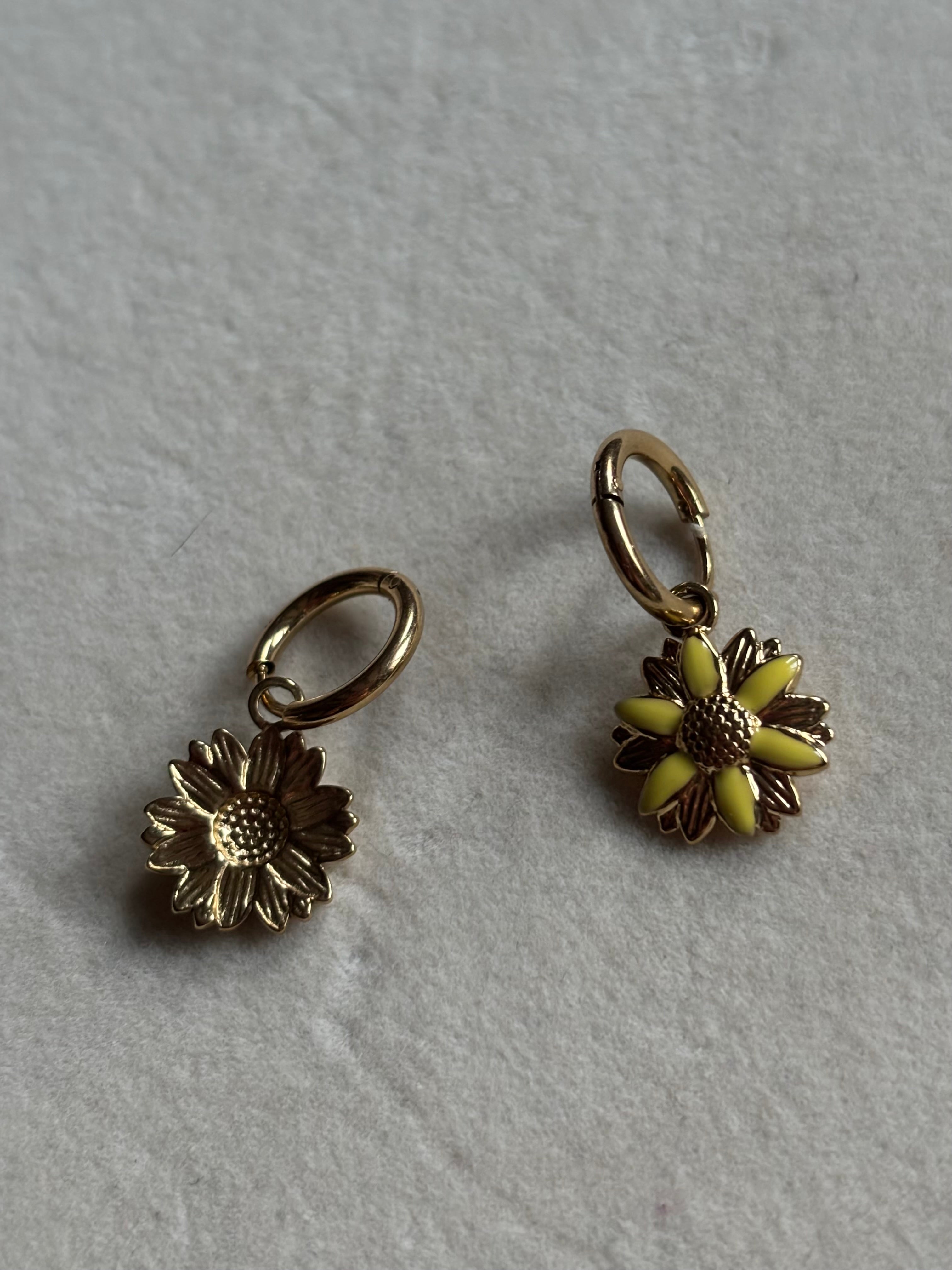 Boucles d'oreilles marguerites